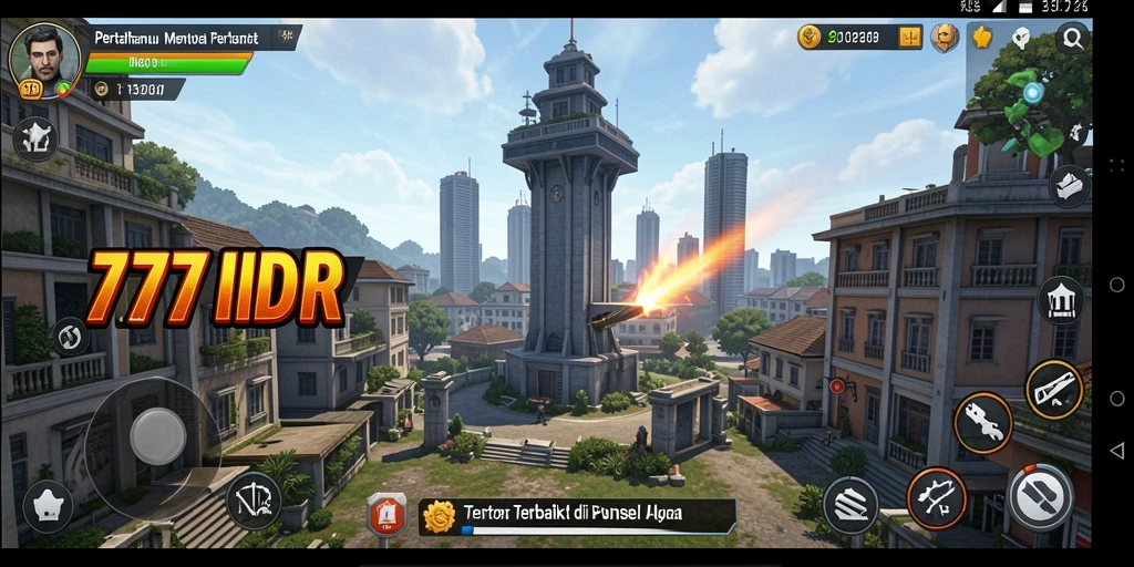 Gameplay menara pertahanan yang intens dan strategis di 777IDR.