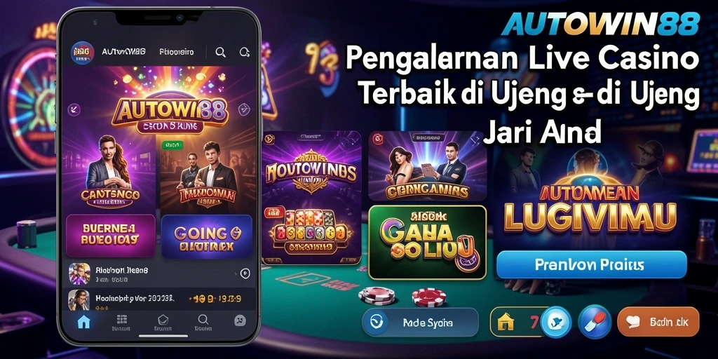 Tampilan gameplay Live Casino AUTOWIN88 yang mendebarkan.