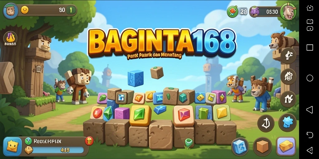 Tampilan gameplay seru dan menantang di BAGINTA168.