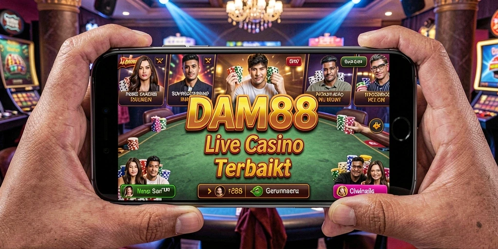 Tampilan gameplay Live Casino yang mendebarkan dan interaktif.