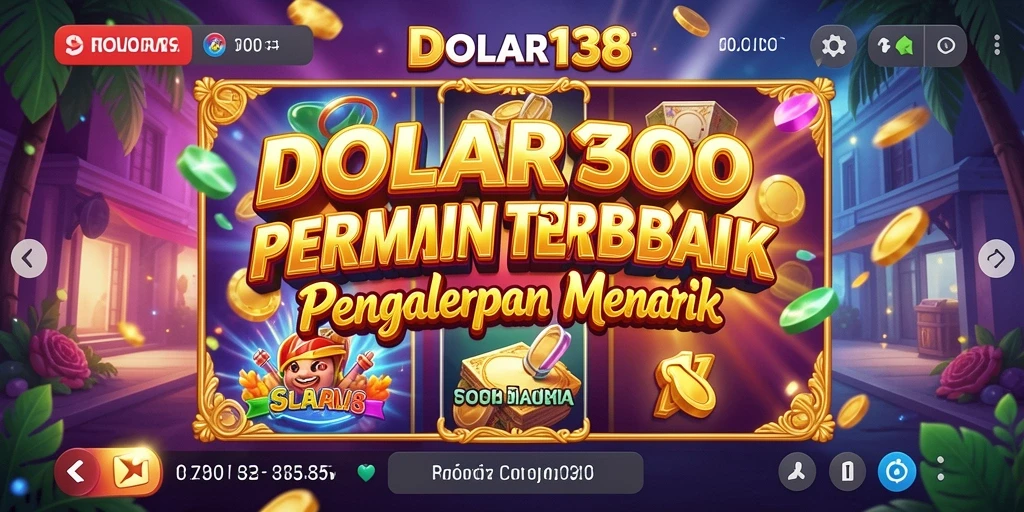 Tampilan gameplay DOLAR138 yang memukau dengan berbagai tema slot.