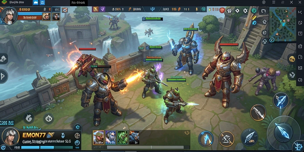 Tampilan gameplay EMON77 yang mendebarkan dan seru.