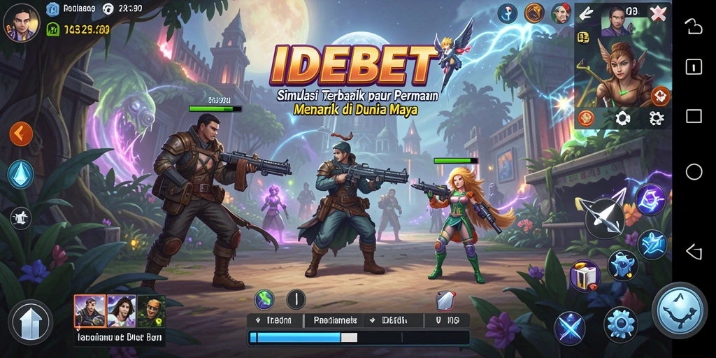 Tampilan gameplay IDEBET yang seru dan menantang.