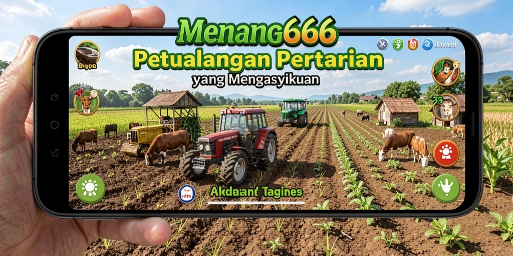 Tampilan gameplay MENANG666 dengan aktivitas pertanian seru.
