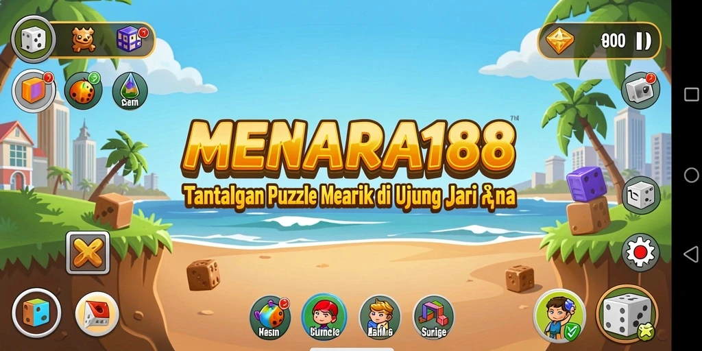 Tampilan gameplay MENARA188 dengan puzzle yang menantang.