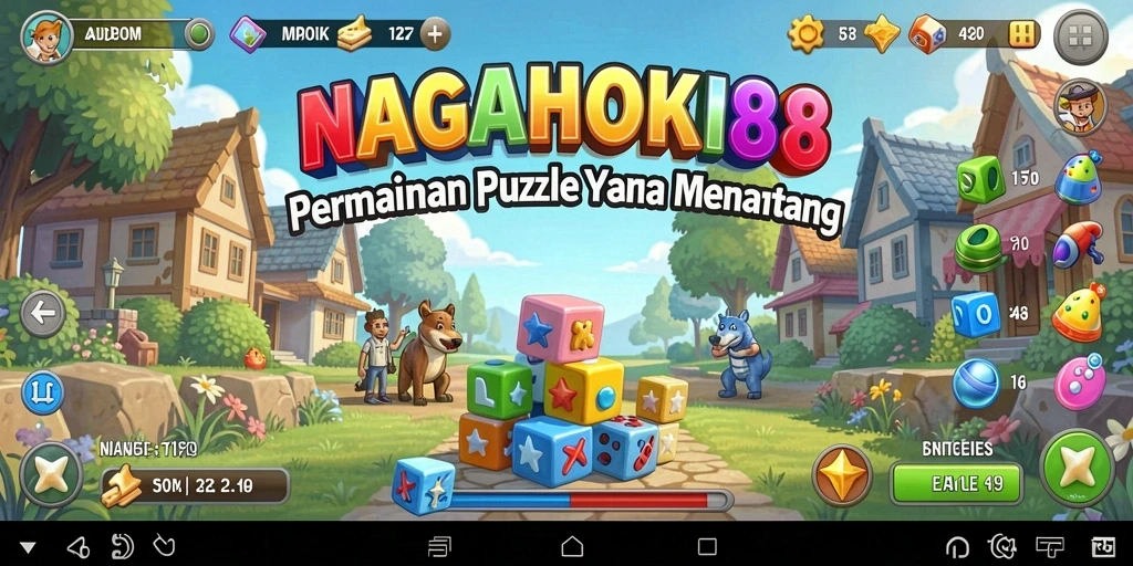Tampilan gameplay yang menggugah semangat bermain Puzzle.