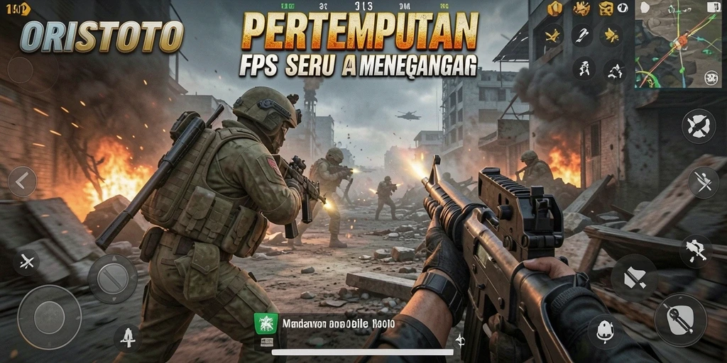 Tangkapan layar menampilkan aksi gameplay intens di ORISTOTO.