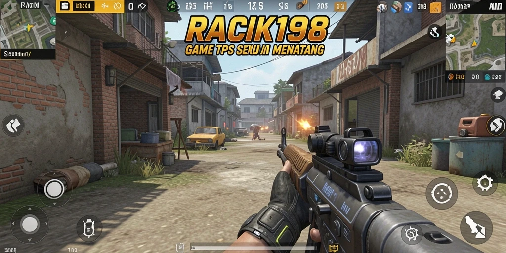 Gameplay seru dan menegangkan dalam RACIK198 saat bertarung di arena.