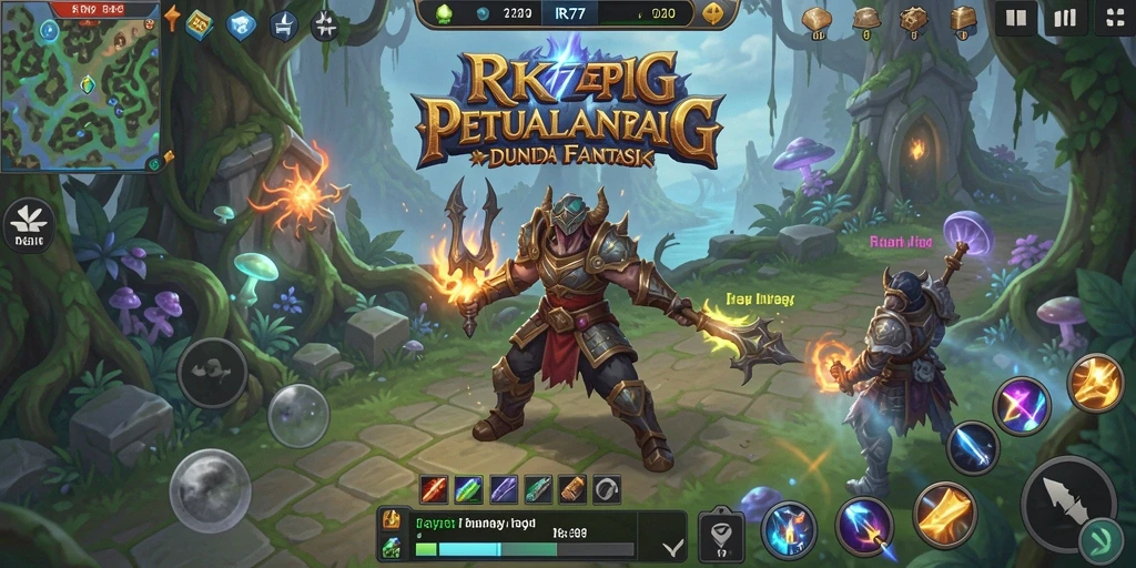 Gameplay RK77 yang menakjubkan dalam dunia RPG.
