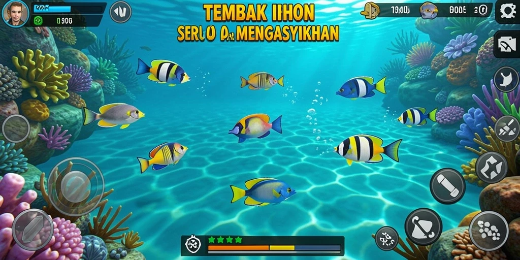 Gameplay seru RR33 dalam menembak ikan.