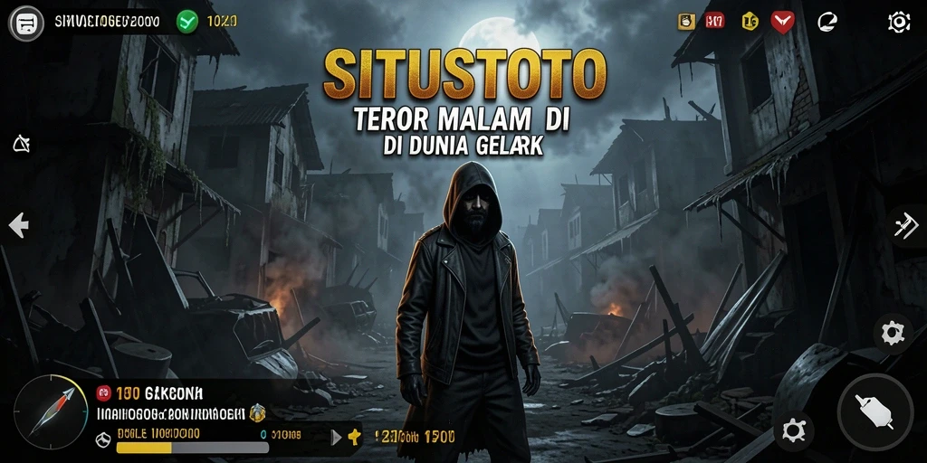 Tangkapan layar gameplay SITUSTOTO menampilkan suasana mencekam dan kengerian yang mendalam.