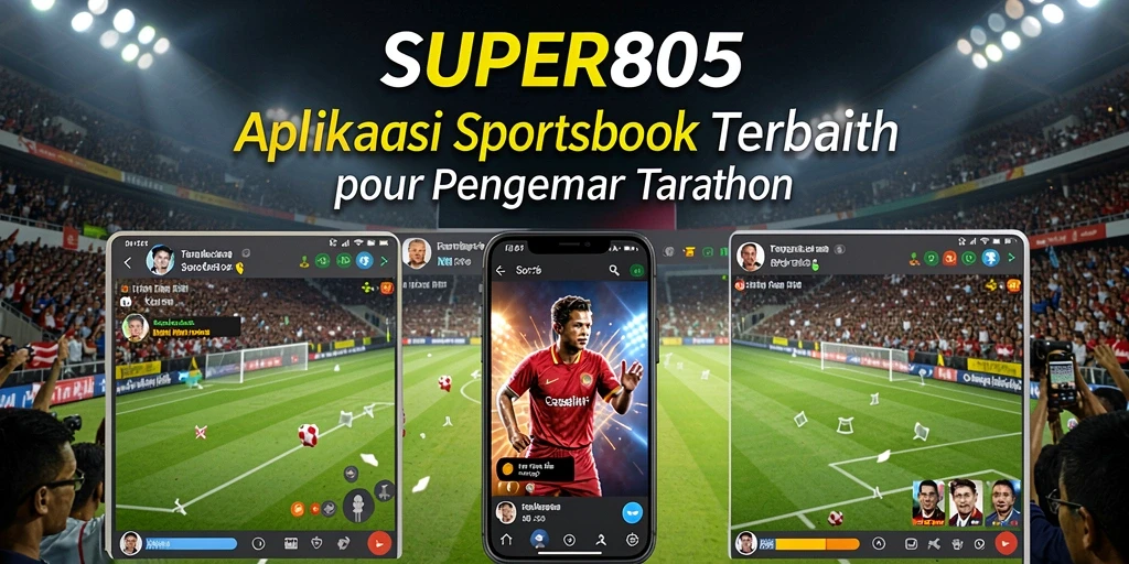 Tampilan menarik dan intuitif dari gameplay Sportsbook SUPER805.
