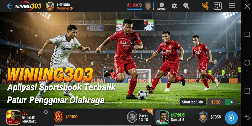 Tampilan gameplay Sportsbook yang menarik dan interaktif.